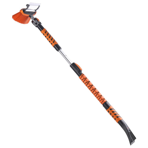3-in-1 extendable snow brush and ice scraper